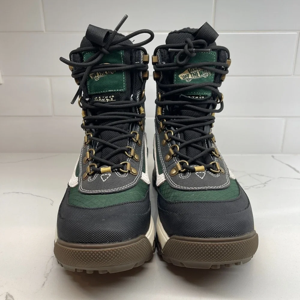 VANS Arthur Longo x Snow Kicker Boots GORE-TEX MTE-3 Mens 6.5 Womens 8 Green‎
